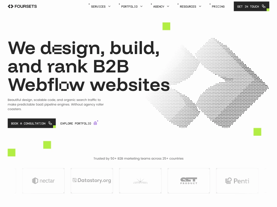 Webflow AEO/GEO Agency - Foursets