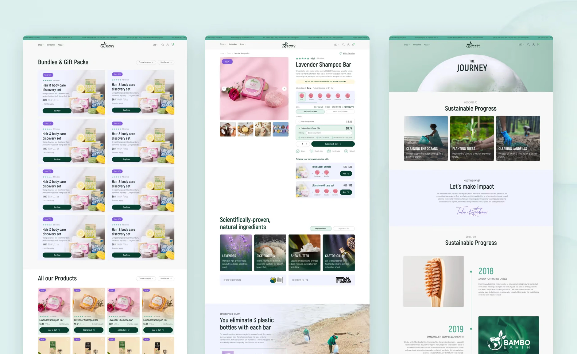 BamboEarth: Web Design