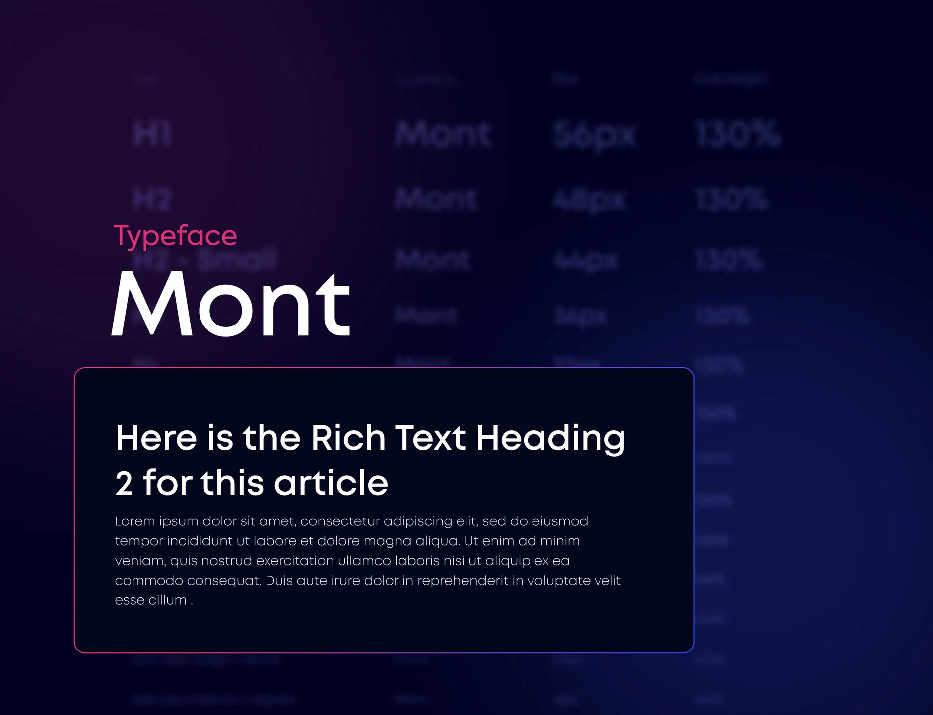 Filuet Branding: Typography