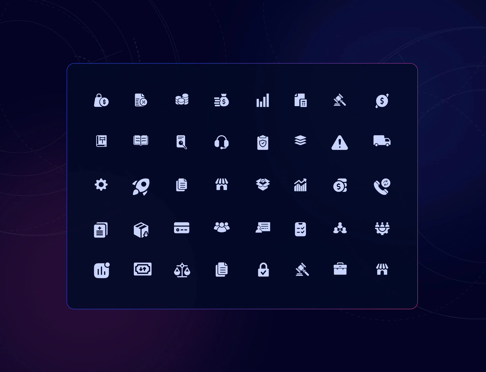 Filuet Branding: Icon Set