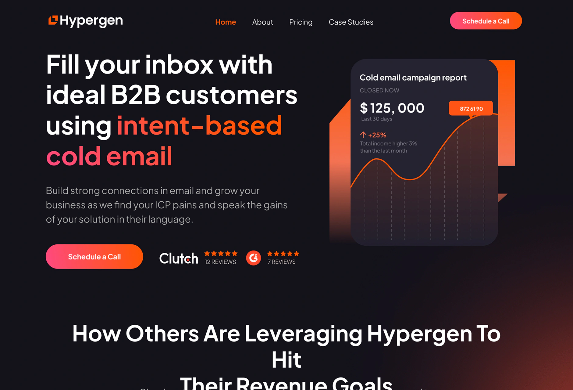 The Hypergen website before the redesign
