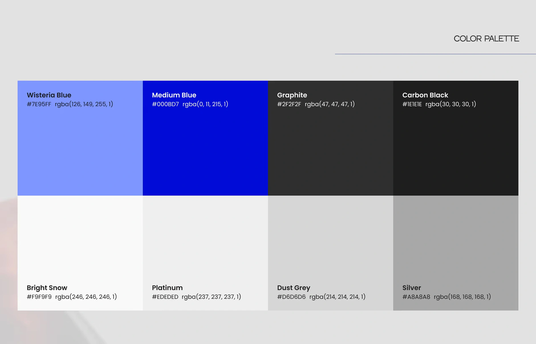 Latchezar Boyadjiev Branding: Color Palette