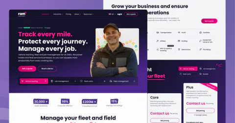 RAM Tracking website