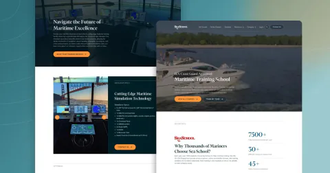 Sea School website