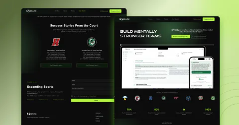 SPARC Sports website