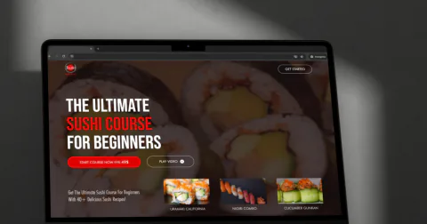 Sushi Instructor website