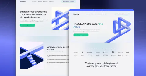 The Journey Platform website