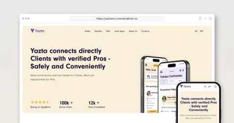 Yazta website