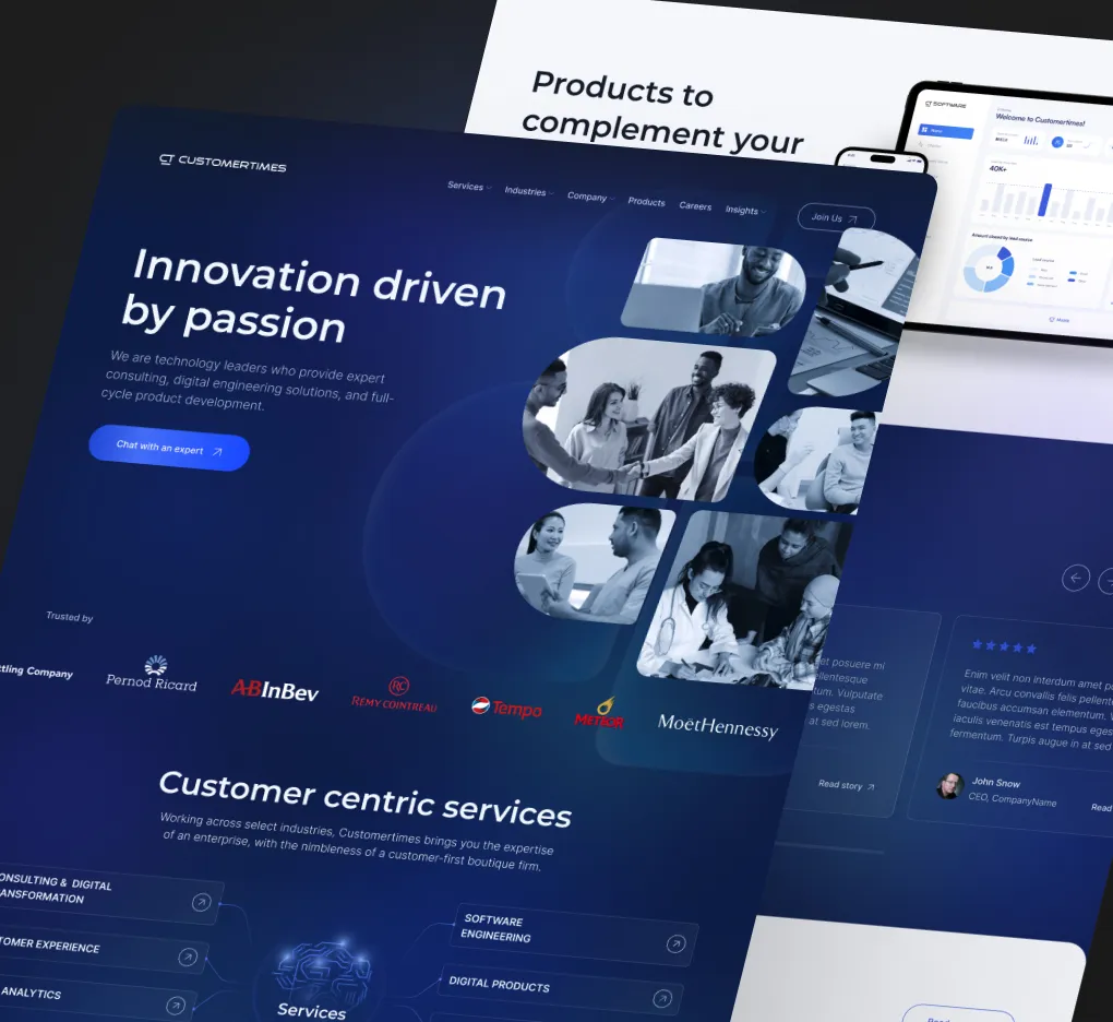 Customertimes website