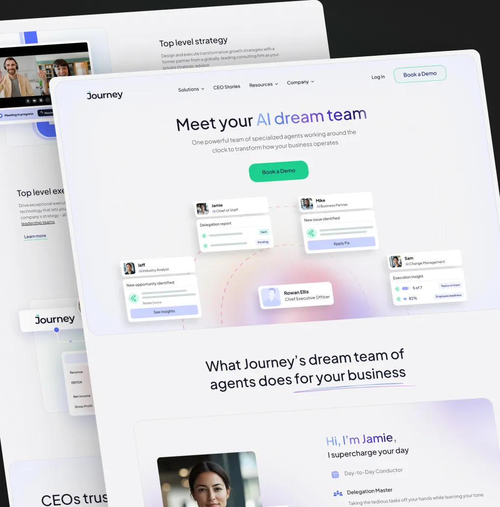 The Journey Platform website