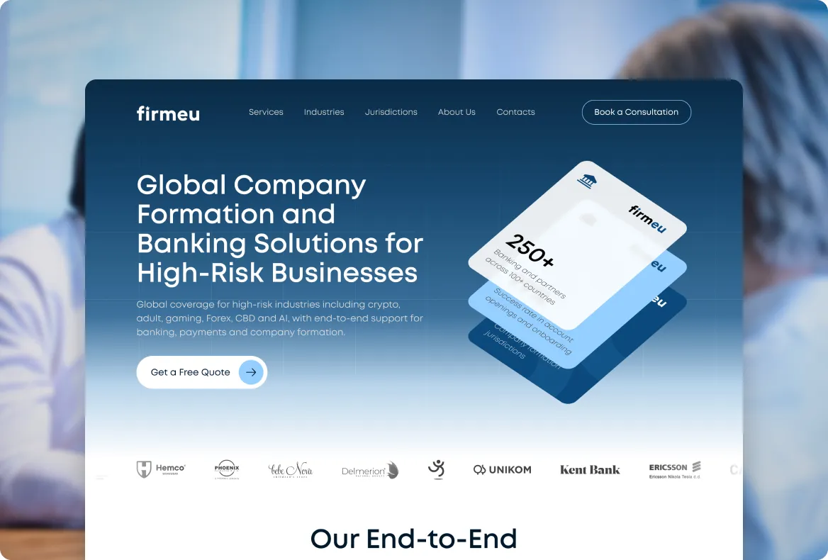 Consulting websites we have built in Webflow
