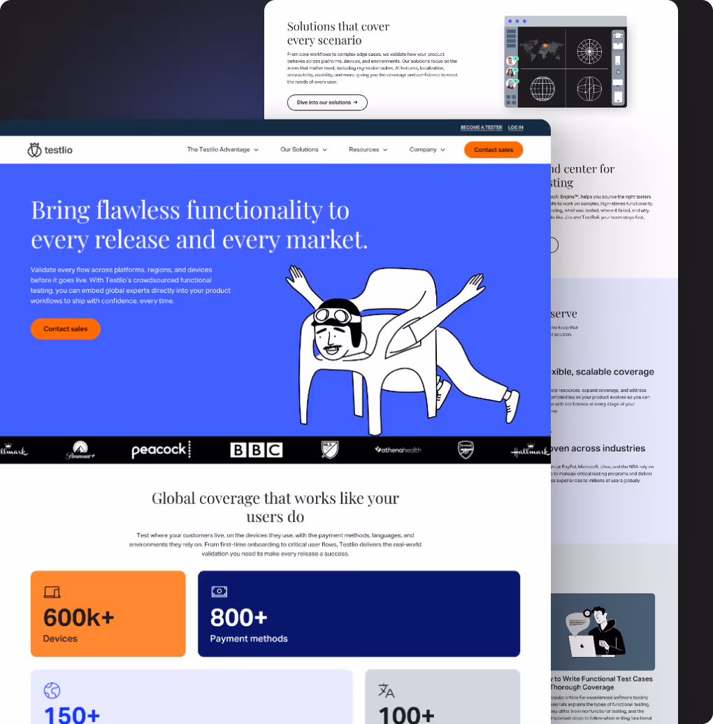 Testlio website